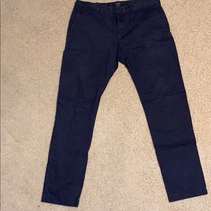 Navy, JCrew Driggs pants 34x34